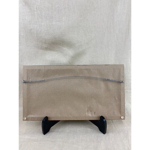 Original Covered Bridge Watercolor Oak Framed Matted Signed - Picture 5 of 7